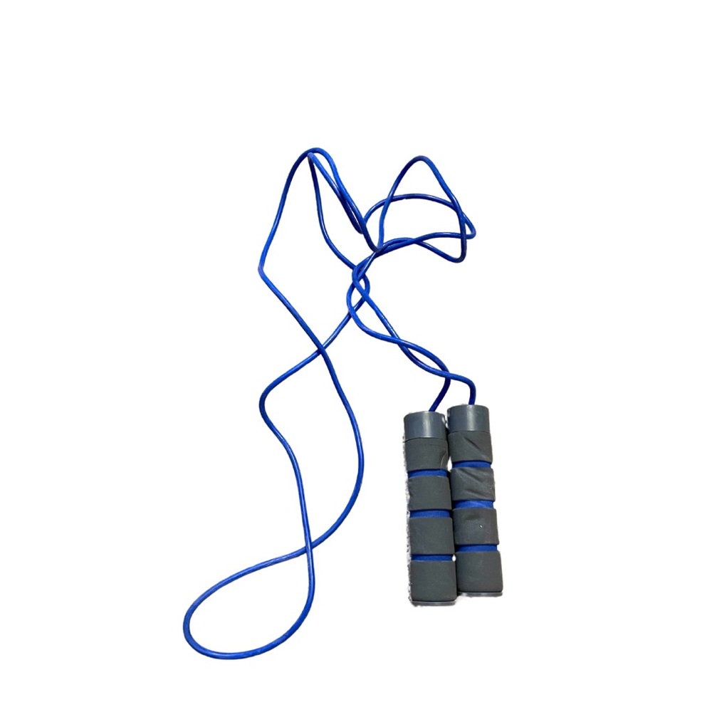 Weighted Jump Rope for Exercise and Fitness, Blue